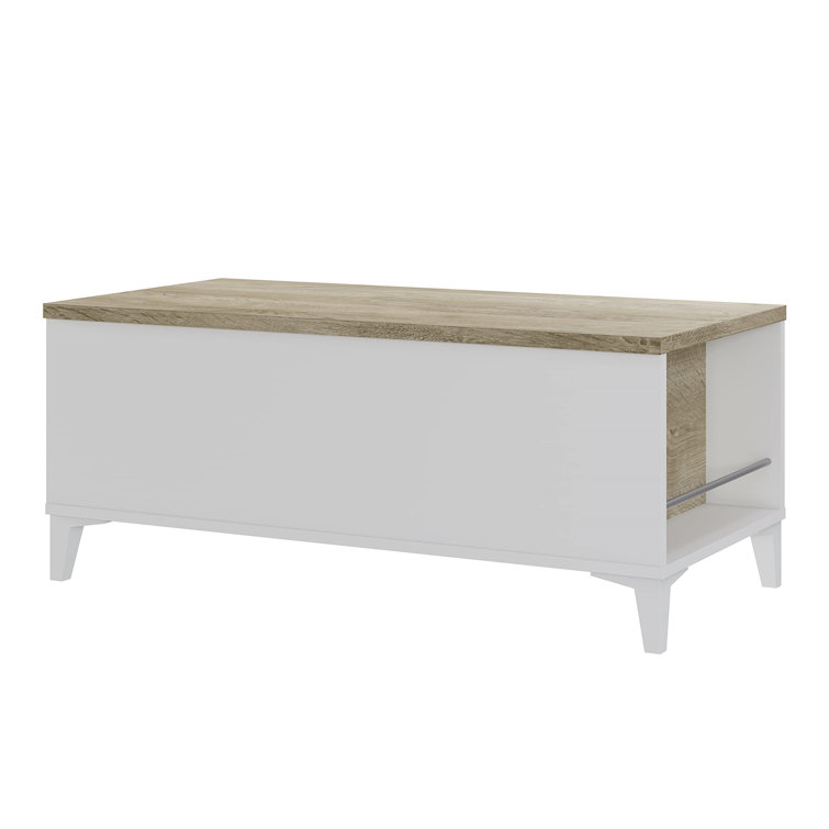 Marlow Home Co. Coffee Table, 50 X 100 X 42 Cm, White Wayfair.co.uk